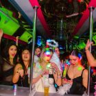 Angels and babes Barcelona bus party