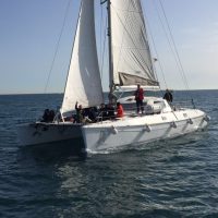 Private catamaran hire Barcelona for larger groups
